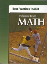 Cover art for Mcdougal Littell Math Course 3 [Best Practices Toolkit ]