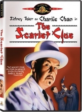 Cover art for Charlie Chan in The Scarlet Clue