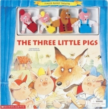 Cover art for Three Little Pigs (Finger Puppet Theater)