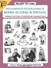 Cover art for Ready-to-Use Old-Fashioned Illustrations of Books, Reading and Writing (Dover Clip Art Ready-to-Use)