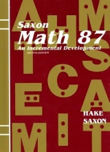 Cover art for Saxon Math 87 An Incremental Development, Second Edition
