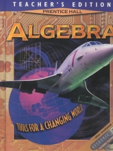 Cover art for Algebra: Tools for a Changing World Teacher's Edition