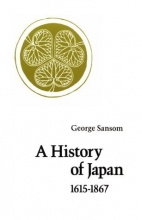 Cover art for A History of Japan, 1615-1867