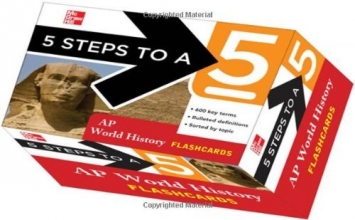 Cover art for 5 Steps to a 5 AP World History Flashcards (5 Steps to a 5 on the Advanced Placement Examinations Series)