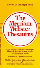 Cover art for The Merriam-Webster Thesaurus