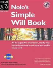 Cover art for Nolo's Simple Will Book 6th Edition