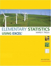 Cover art for Elementary Statistics Using Excel (4th Edition)