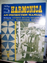 Cover art for Mel Bay's Folk and Blues Harmonica. An Instruction Manual