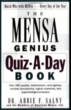 Cover art for The Mensa Genius Quiz-a-day Book