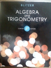 Cover art for Algebra and Trigonometry 4th Ed