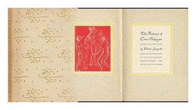 Cover art for The Rubaiyat of Omar Khayyam Done Into English by Edward Fitzgerald with Illustrations by Paul McPharlin