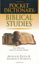 Cover art for Pocket Dictionary of Biblical Studies: Over 300 Terms Clearly & Concisely Defined