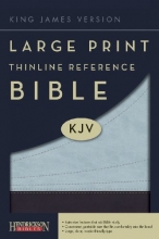Cover art for Large Print Thinline Reference Bible-KJV