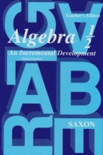 Cover art for Algebra 1/2, Teacher's Edition