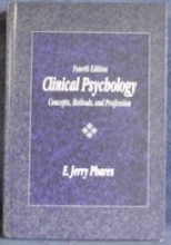 Cover art for Clinical Psychology: Concepts, Methods, & Profession