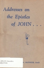 Cover art for Addresses on the Epistles of John