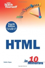 Cover art for Sams Teach Yourself HTML in 10 Minutes (4th Edition)