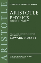 Cover art for Physics: Books III and IV (Clarendon Aristotle Series) (Bks. 3 & 4)