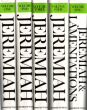 Cover art for Jeremiah and Lamentations in Five Volumes