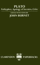 Cover art for Euthyphro, Apology of Socrates, and Crito (Plato)