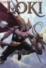 Cover art for The Mighty Thor: Loki HC