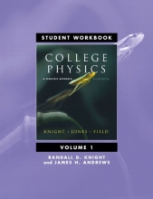 Cover art for Student Workbook for College Physics: A Strategic Approach Volume 1 (Chs. 1-16)