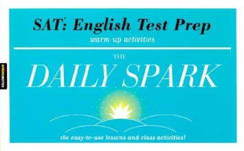 Cover art for SAT: English Test Prep (The Daily Spark): 180 Easy-to-Use Lessons and Class Activities!