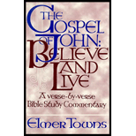 Cover art for Gospel of John, The: Believe and Life: A Verse-by-Verse Bible Study Commentary