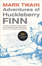 Cover art for Adventures of Huckleberry Finn: The only authoritative text based on the complete, original manuscript (Mark Twain Library)