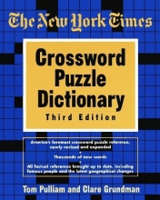Cover art for The New York Times Crossword Puzzle Dictionary, Third Edition (Puzzles & Games Reference Guides)