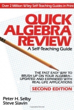 Cover art for Quick Algebra Review: A Self-Teaching Guide, Second Edition