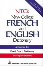 Cover art for NTC's New College French and English Dictionary