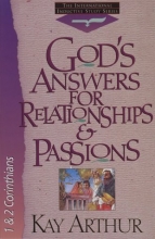 Cover art for God's Answers for Relationships and Passions: 1 and 2 Corinthians (International Inductive Study)