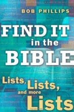 Cover art for Find It in the Bible: Lists, Lists, and Lists