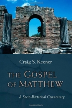 Cover art for The Gospel of Matthew: A Socio-Rhetorical Commentary