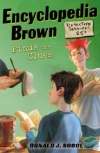 Cover art for Encyclopedia Brown Finds the Clues