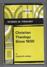 Cover art for Christian Theology Since 1600 (Study in Theology)
