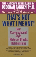 Cover art for That's Not What I Meant!