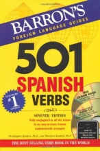 Cover art for 501 Spanish Verbs with CD-ROM and Audio CD (501 Verb Series)