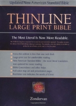 Cover art for NASB Thinline Bible, Large Print