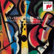 Cover art for Ax, Stoltzman, Ma : Brahms, Beethoven, Mozart : Trios for Piano, Clarinet, Cello