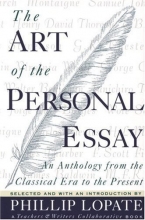 Cover art for The Art of the Personal Essay: An Anthology from the Classical Era to the Present