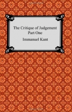 Cover art for The Critique of Judgement (Part One, The Critique of Aesthetic Judgement)