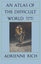 Cover art for An Atlas of the Difficult World: Poems 1988-1991