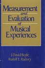 Cover art for Measurement and Evaluation of Musical Experiences