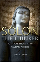 Cover art for Solon the Thinker: Political Thought in Archaic Athens