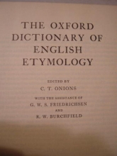 Cover art for The Oxford Dictionary of English Etymology