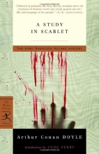 Cover art for A Study in Scarlet (Modern Library Classics)