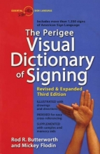 Cover art for The Perigee Visual Dictionary of Signing