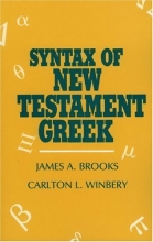 Cover art for Syntax of New Testament Greek